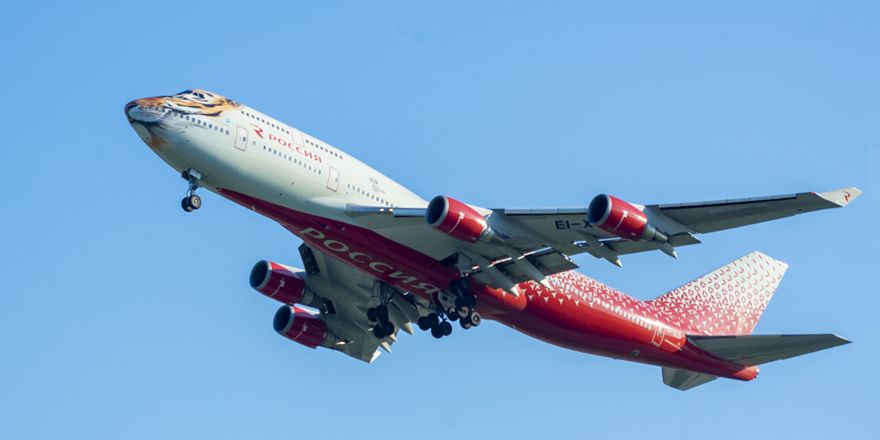ROSSIYA ロシア航空 B747-400 1/400 ROSSIYA ロシア航空 B747-400 1/400