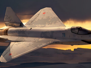 A rendering of the Checkmate light tactical aircraft (Su-75) / Photo: © Rostec State Corporation press service