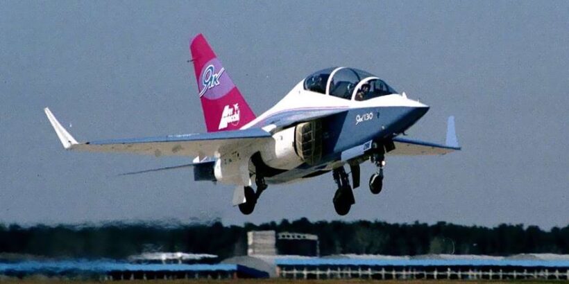Yak-130 First Flight, 1996. / Photo © Vladimir Yatsina, TASS