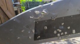 Damage to the "SKAT 350M" UAV Wing / Photo: © Kalashnikov Concern JSC