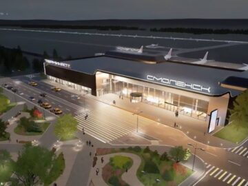 Smolensk-North Airport Passenger Terminal Project / Photo: © State Unitary Enterprise “Aeroproject”